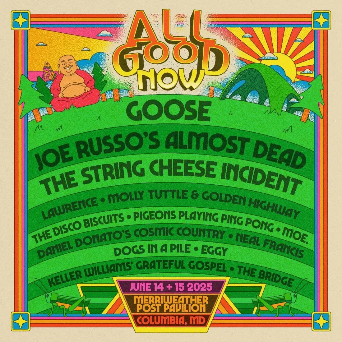 2025 All Good Now Festival 2 Day Pass at Merriweather Post Pavilion
