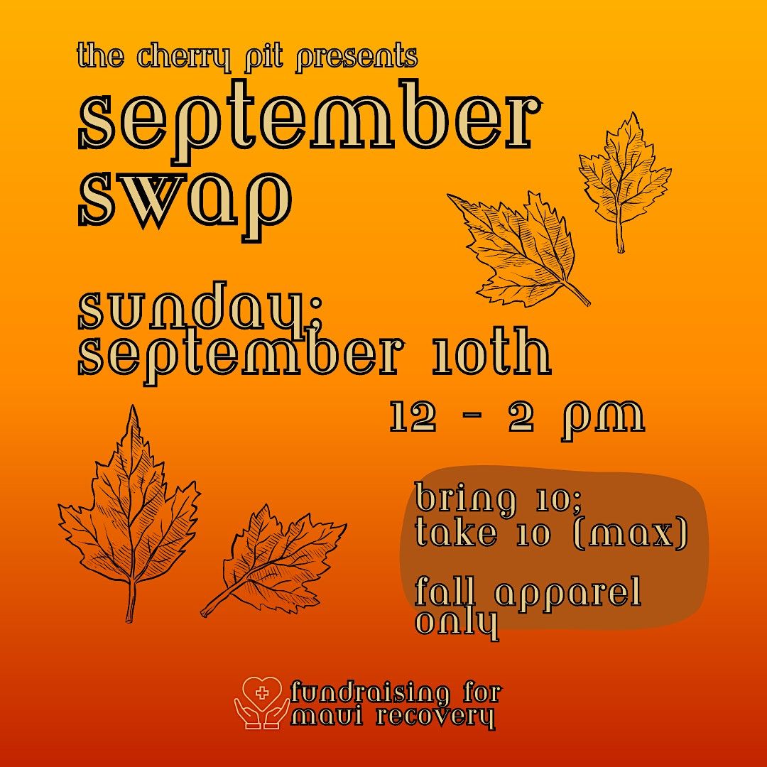 The Cherry Pit September Swap, The Cherry Pit, Syracuse, 10 September 2023 AllEvents.in