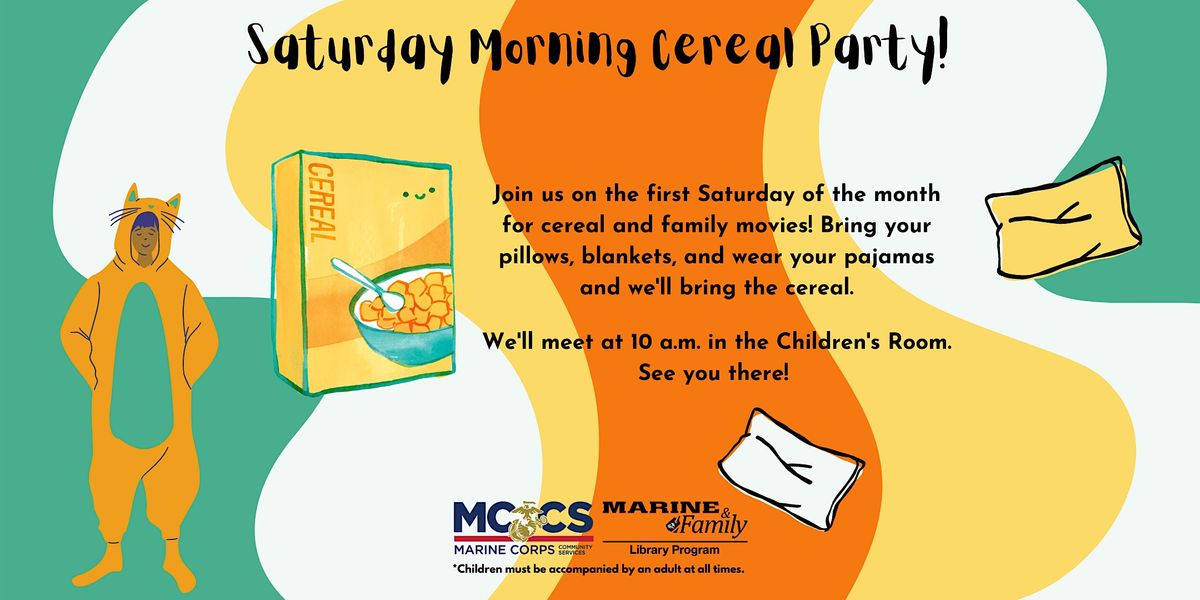 Saturday Morning Cereal Party!, MCBH Library, Kaneohe Bay, 2 December