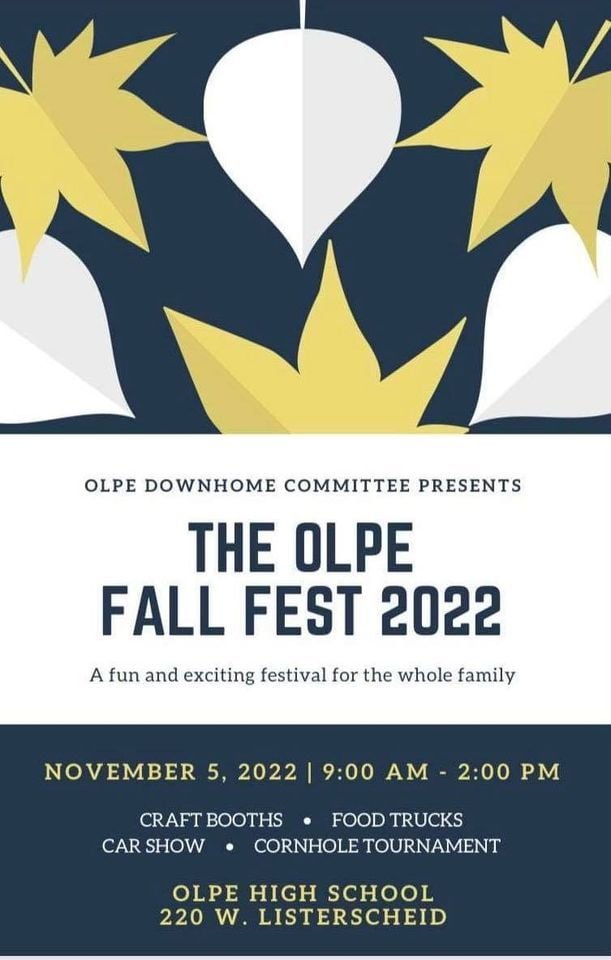 Olpe Fall Fest, Olpe High School, November 5 2022 | AllEvents.in Olpe Fall Fest, Olpe High School, November 5 2022 | AllEvents.in