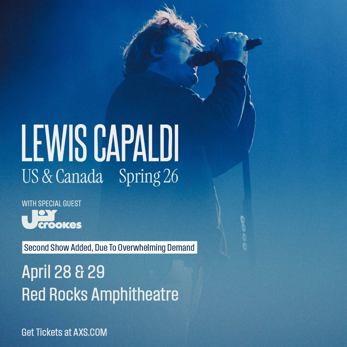 Lewis Capaldi Morrison Tickets, 28 April | Event in Morrison | AllEvents