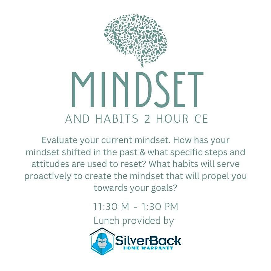 2hr CE Mindset and Habits with Silverback Home Warranty, KW Success