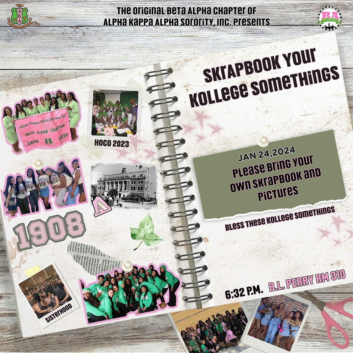 Skrapbook Your Kollege Somethings, Benjamin L. Perry Building