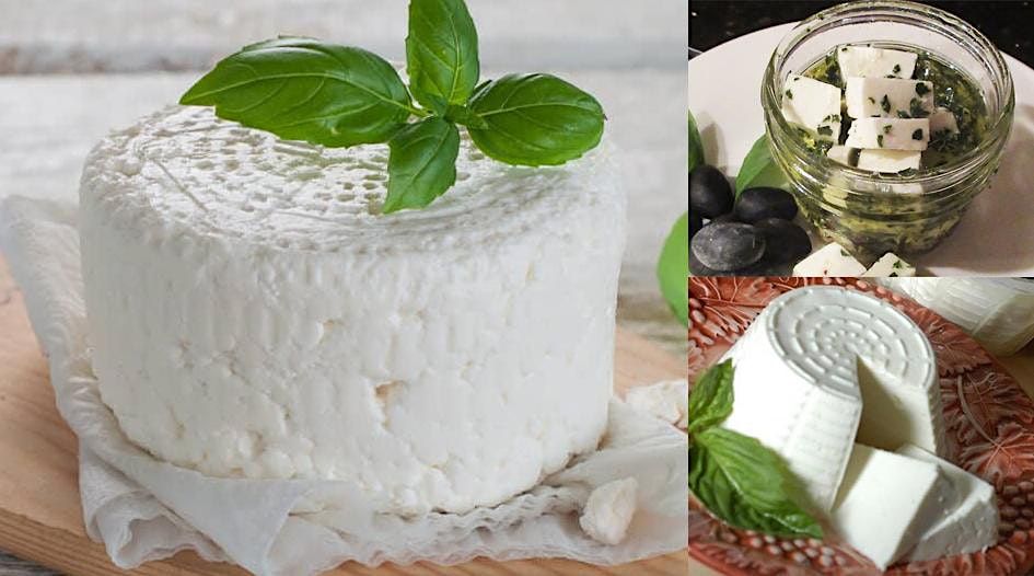 WORLD CHEESE DAY! 3 Cheeses in 2 hr. Queso Fresco, Feta & Basket