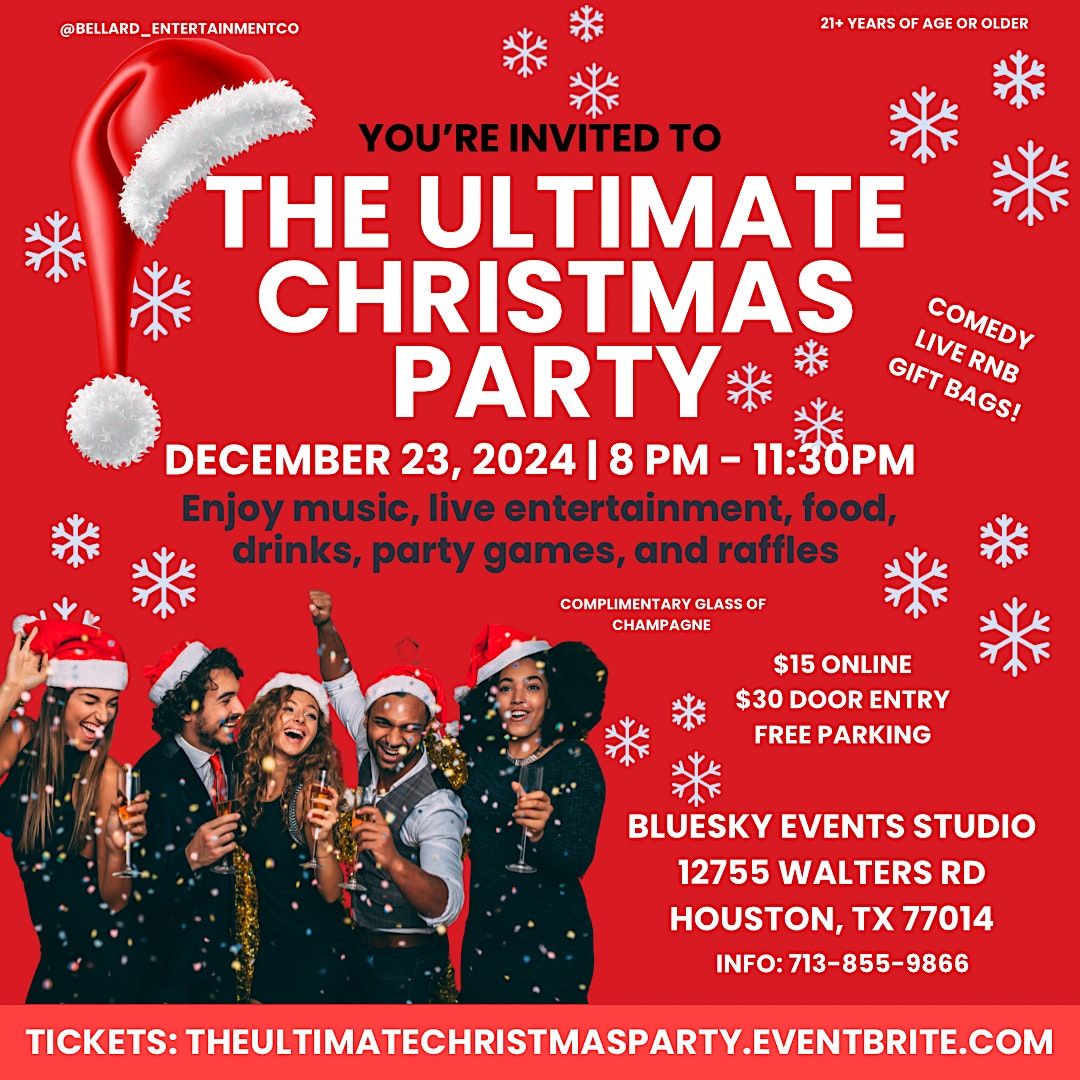 The Ultimate Christmas Party, Bluesky Events Studio, Houston, December