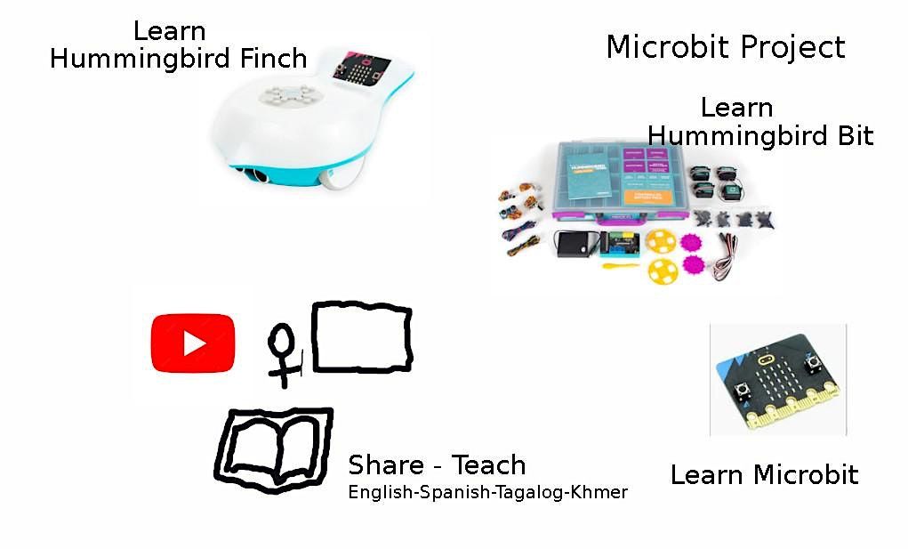 Microbit Robotics with Hummingbird Finch and Thomas, 419 Shoreline