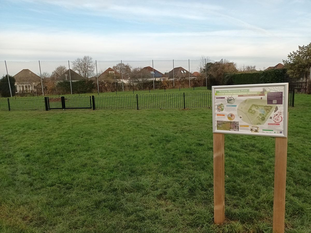 Wildlife Garden Planting Day at Kinson Manor Playing Fields, Kinson