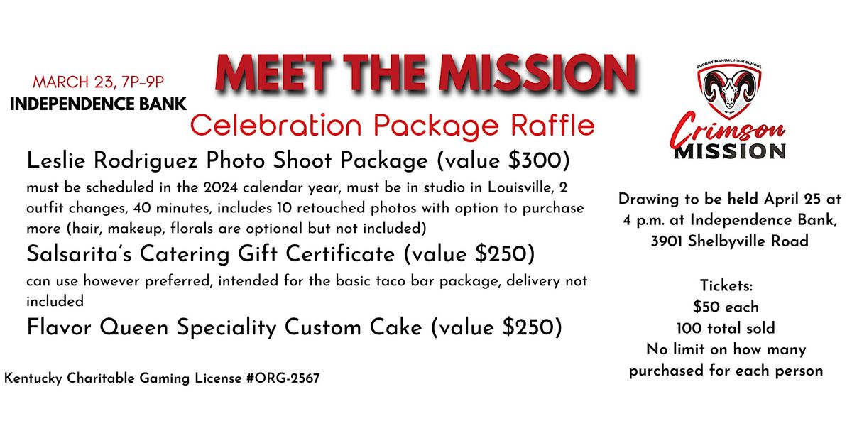 Celebration Package Raffle, Independence Bank, Shelbyville Road ...