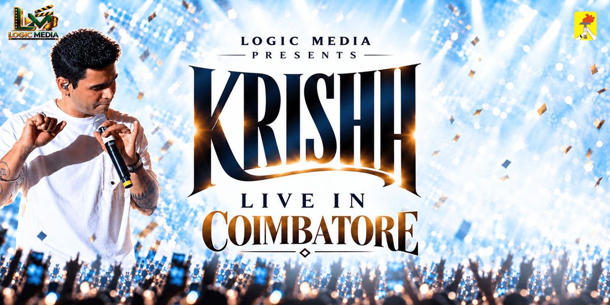 KRISHH live in coimbatore, Hindustan Concert Ground: Coimbatore, 6 ...