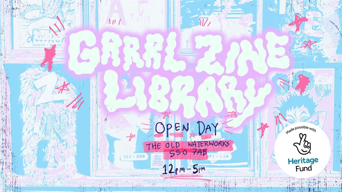 Grrrl Zine Library Open Day December, The Old Waterworks, Westcliffon