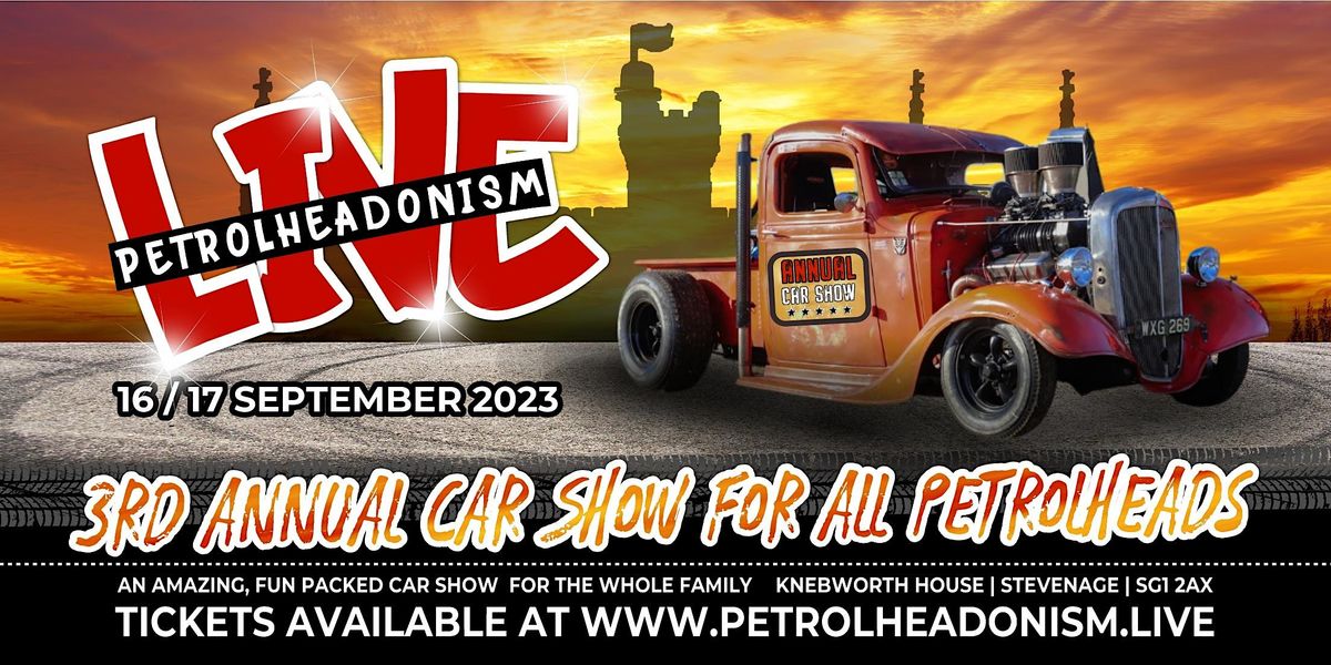 MOTOR BIKE SHOW ENTRY PETROLHEADONISM LIVE 2023 KNEBWORTH HOUSE SG1
