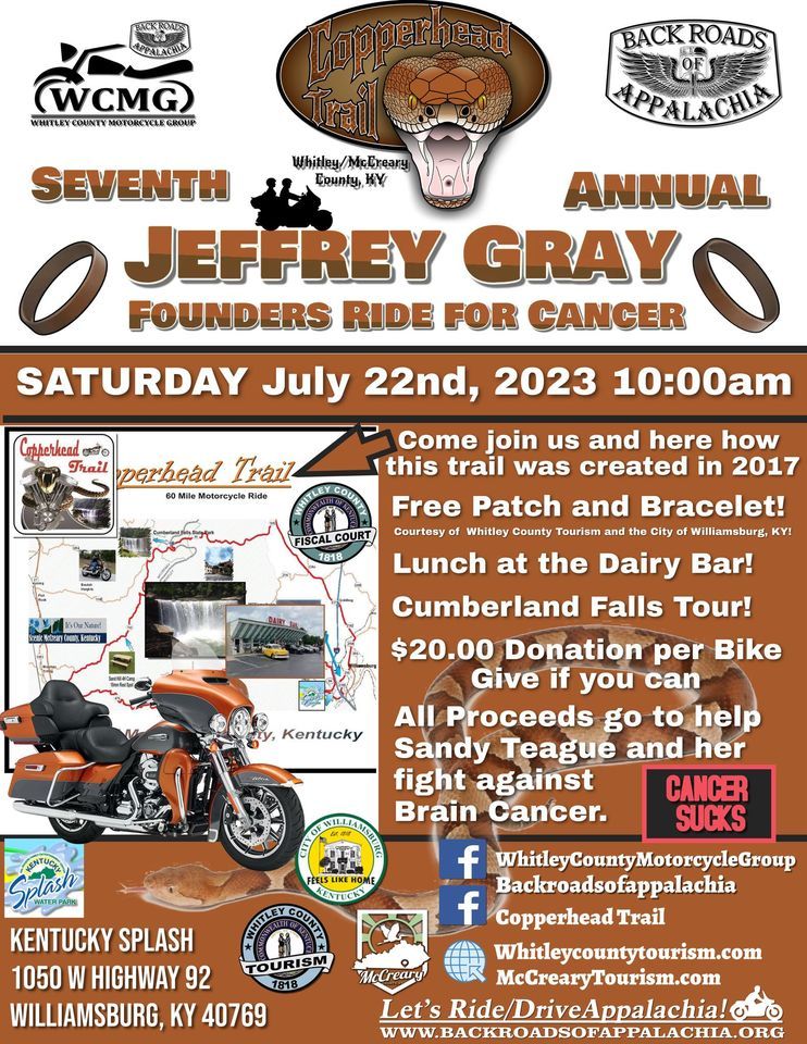 WCMG/Backroads of Appalachia 7th Annual Jeffrey Gray Copperhead Trail