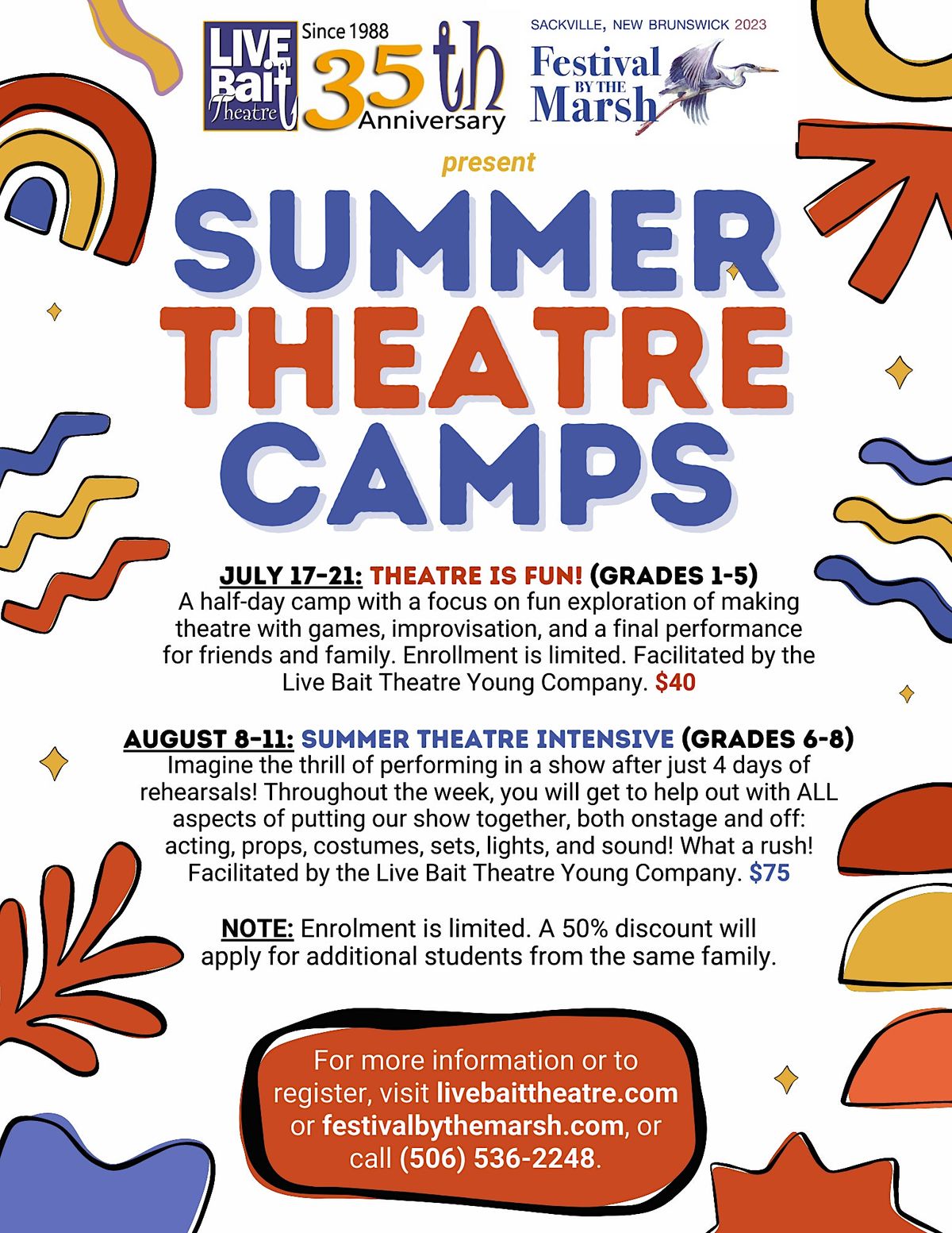 Theatre is Fun Summer Camp for grades 1 to 5, 3 Fairfield Rd