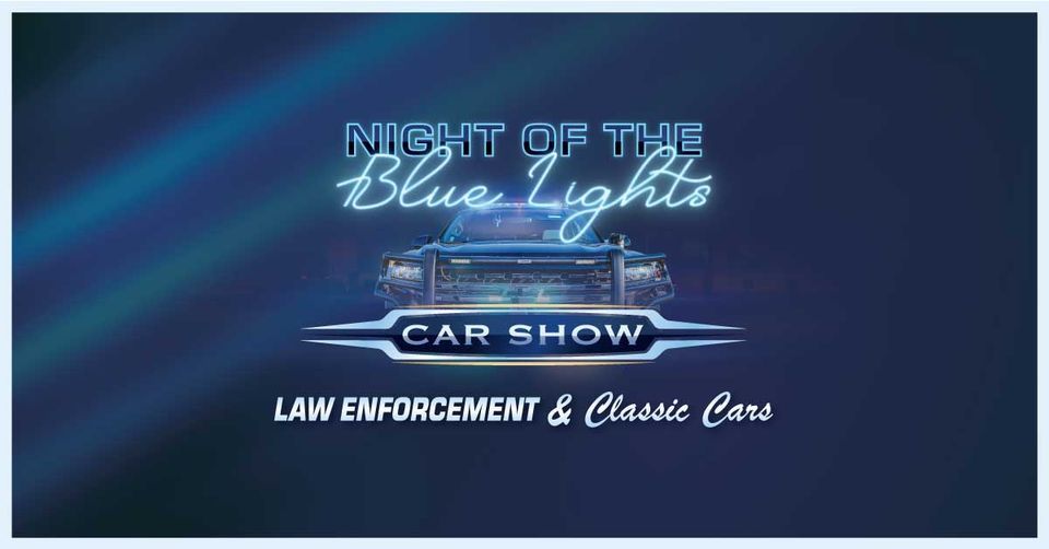 Night of the Blue Lights Car Show, Douglas County Courthouse