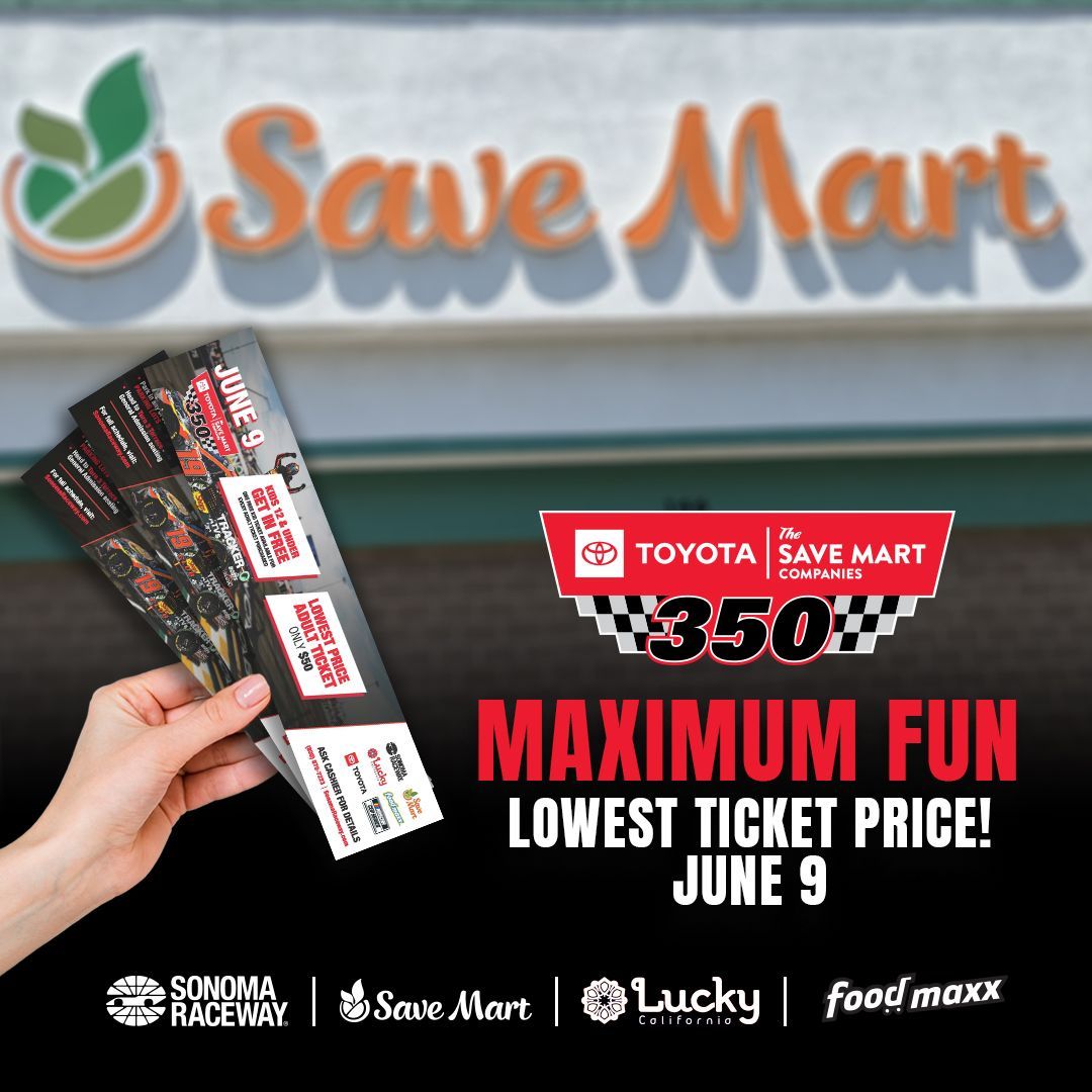 NASCAR Cup Series: Toyota-Save Mart 350, 12 July | Event in Sonoma | AllEvents