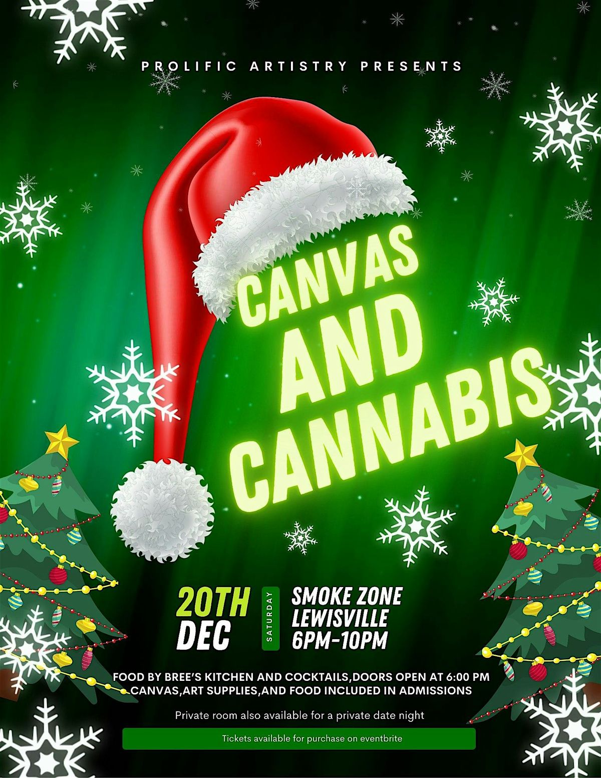 Puff-Pour-Paint X-Mas Edition, 20 December | Event in Lewisville | AllEvents