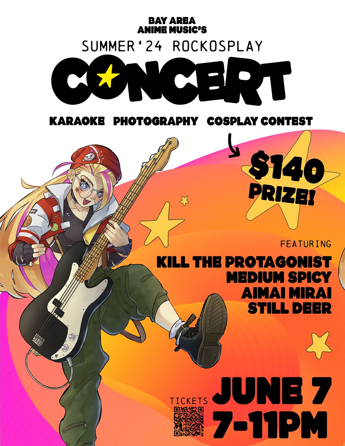 BAAM Summer 24 RocKosplay Concert, 3350 Scott Blvd building 54, Santa