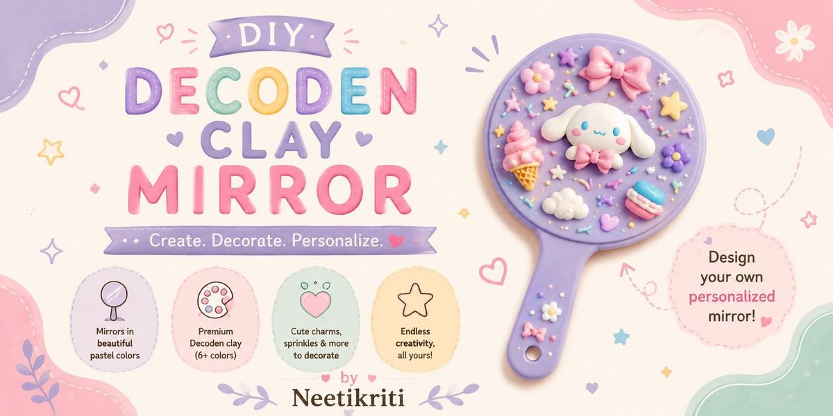 Decoden Clay Mirror Art Workshop