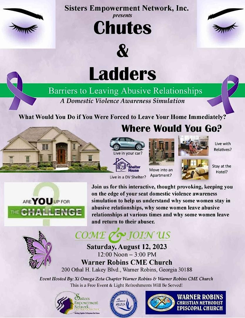 Chutes & Ladders Domestic Violence Awareness Simulation, Warner