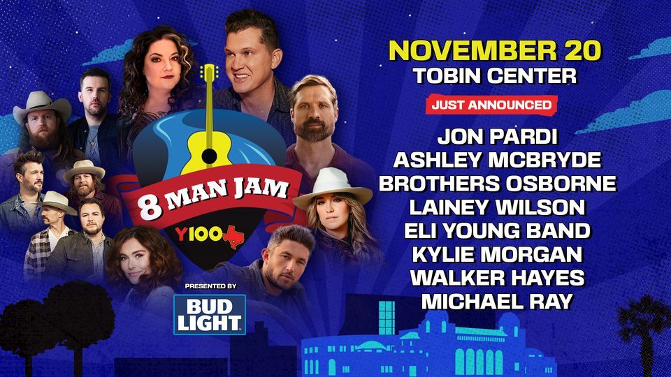 8 Man Jam Ticket Stop, The Stetson Bar, San Antonio, November 4 2025