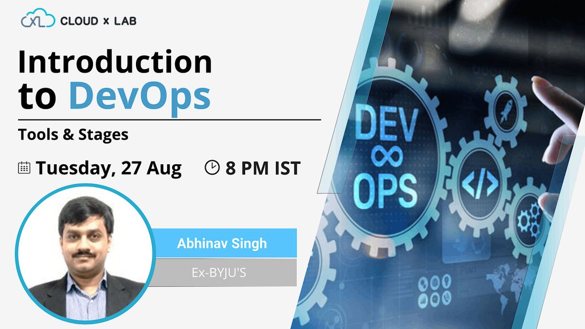 Masterclass on Introduction to DevOps - Tools & Stages, September 27 ...
