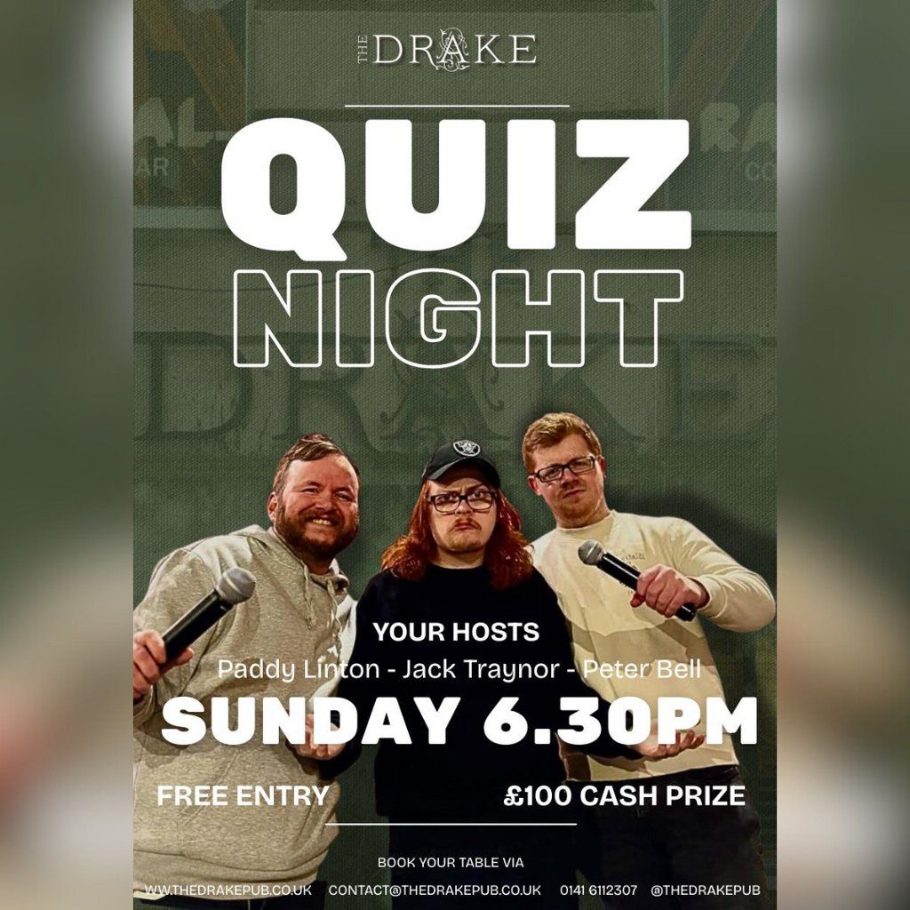 Sunday Quiz Night | Event in Glasgow | AllEvents