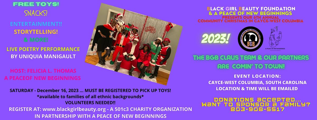 Black Girl Beauty & A Peace of New Beginnings 6th Annual Christmas in ...