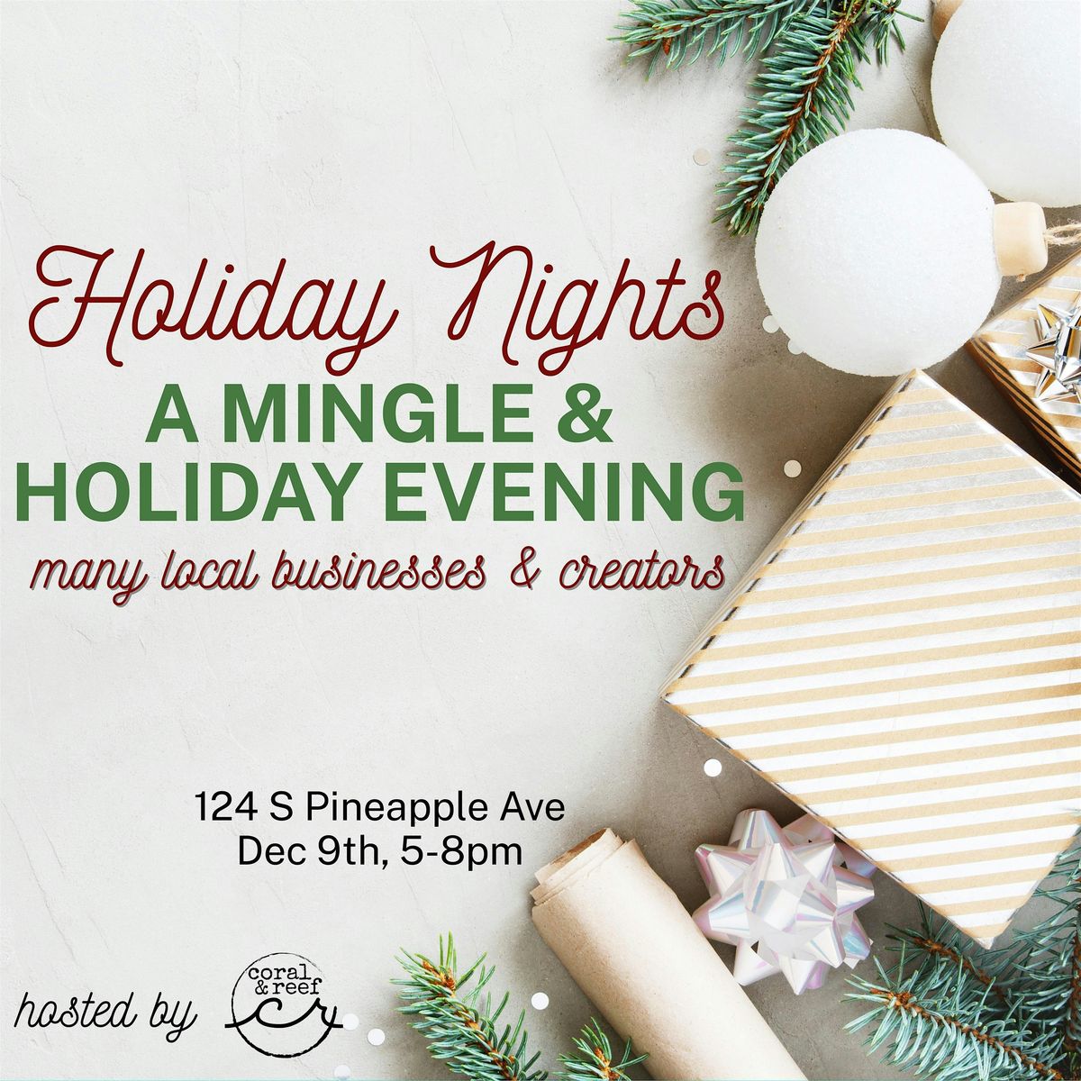 Holiday Nights: A mingle & holiday evening | Event in Sarasota | AllEvents