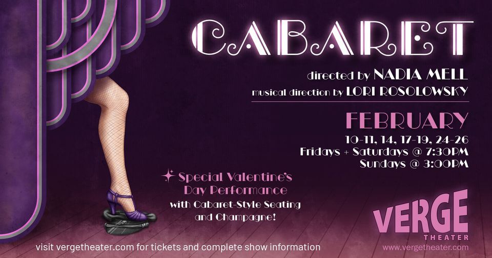 Cabaret, a musical by Kander and Ebb , Emerson Center for Arts and