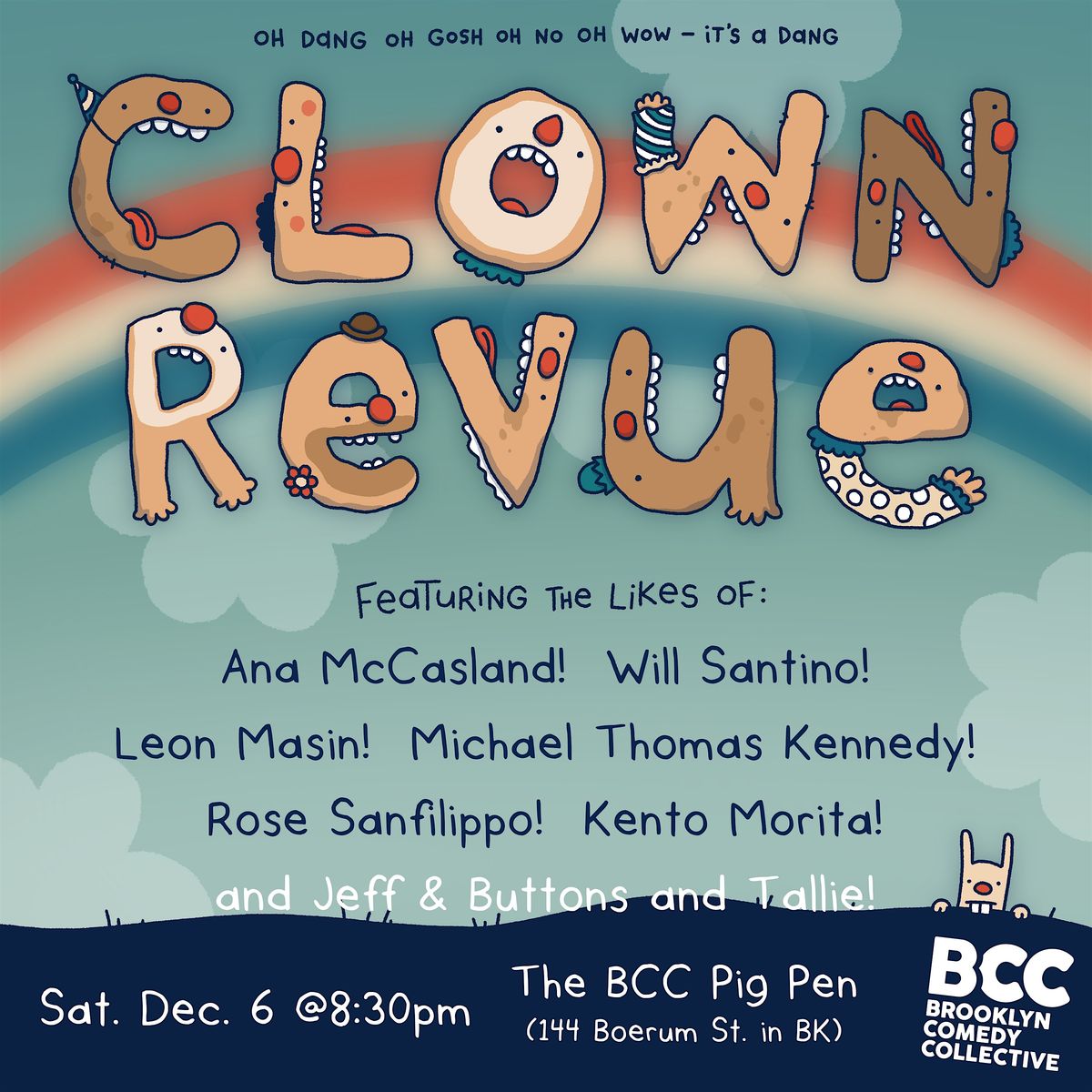 Clown Revue, 6 December | Event in Brooklyn | AllEvents