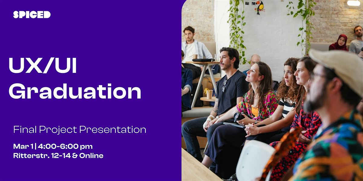 UX/UI Graduation: Final Project Presentation, Spiced Academy, Berlin, 1 ...