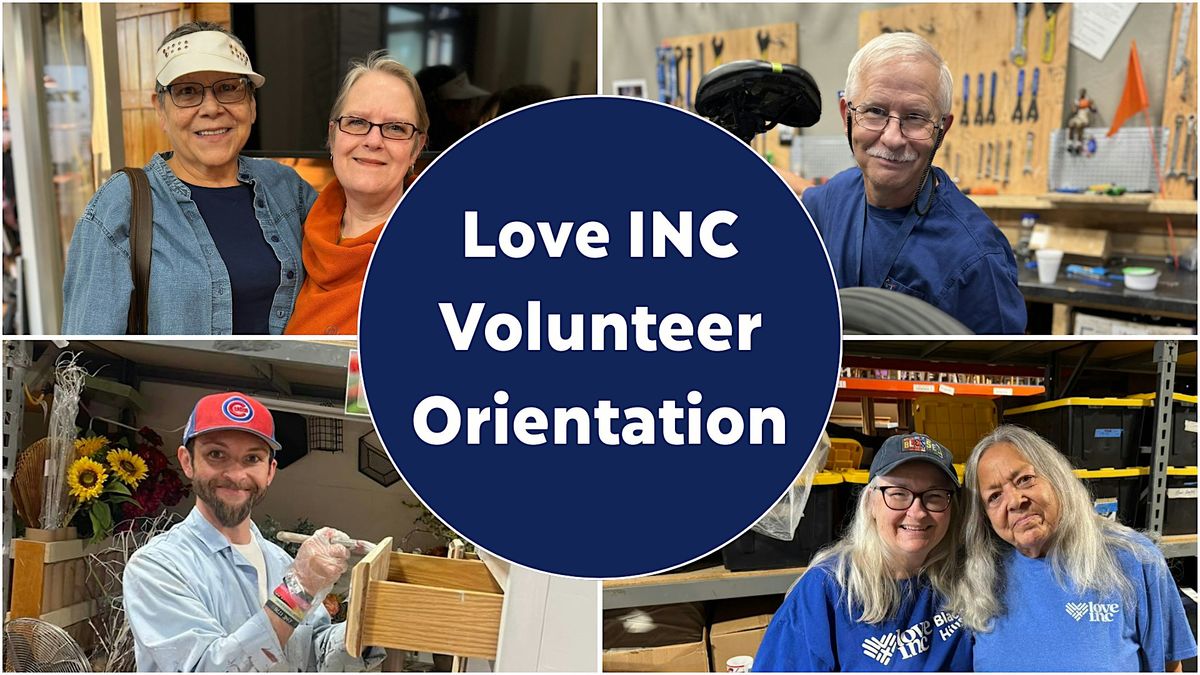 Love INC Volunteer Orientation January 21, 2025