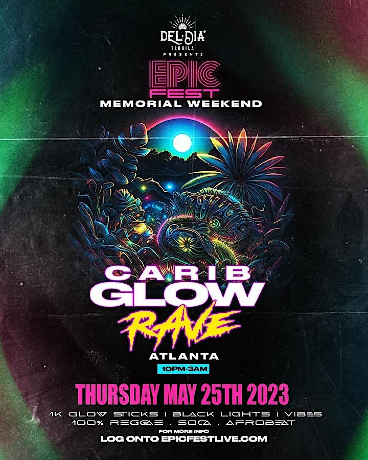 CARIBBEAN GLOW RAVE | WELCOME TO ATLANTA CARNIVAL 2024, Suite Food ...