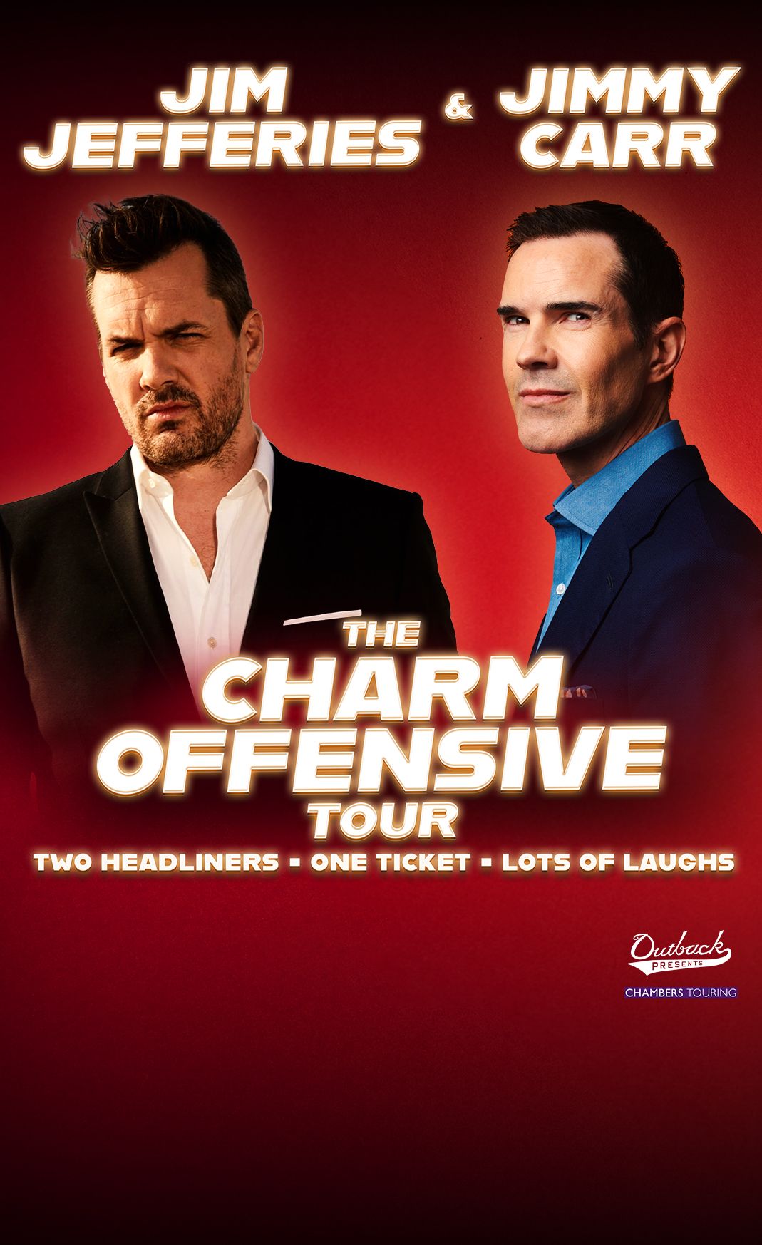 Jim Jefferies and Jimmy Carr at Prospera Place, 19 September | Event in Kelowna | AllEvents