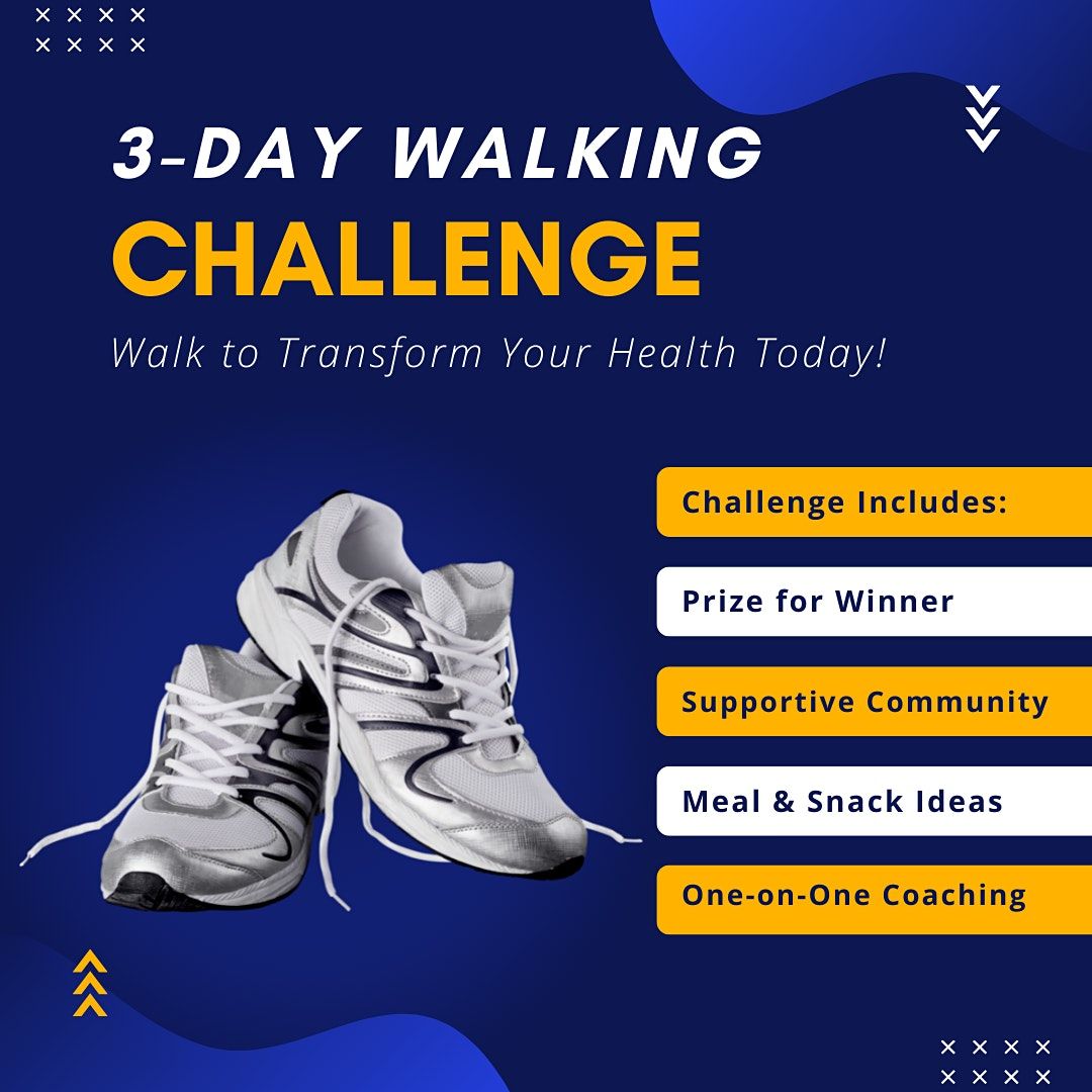 3Day Walking Challenge (Virtual), June 26 to September 11 Online