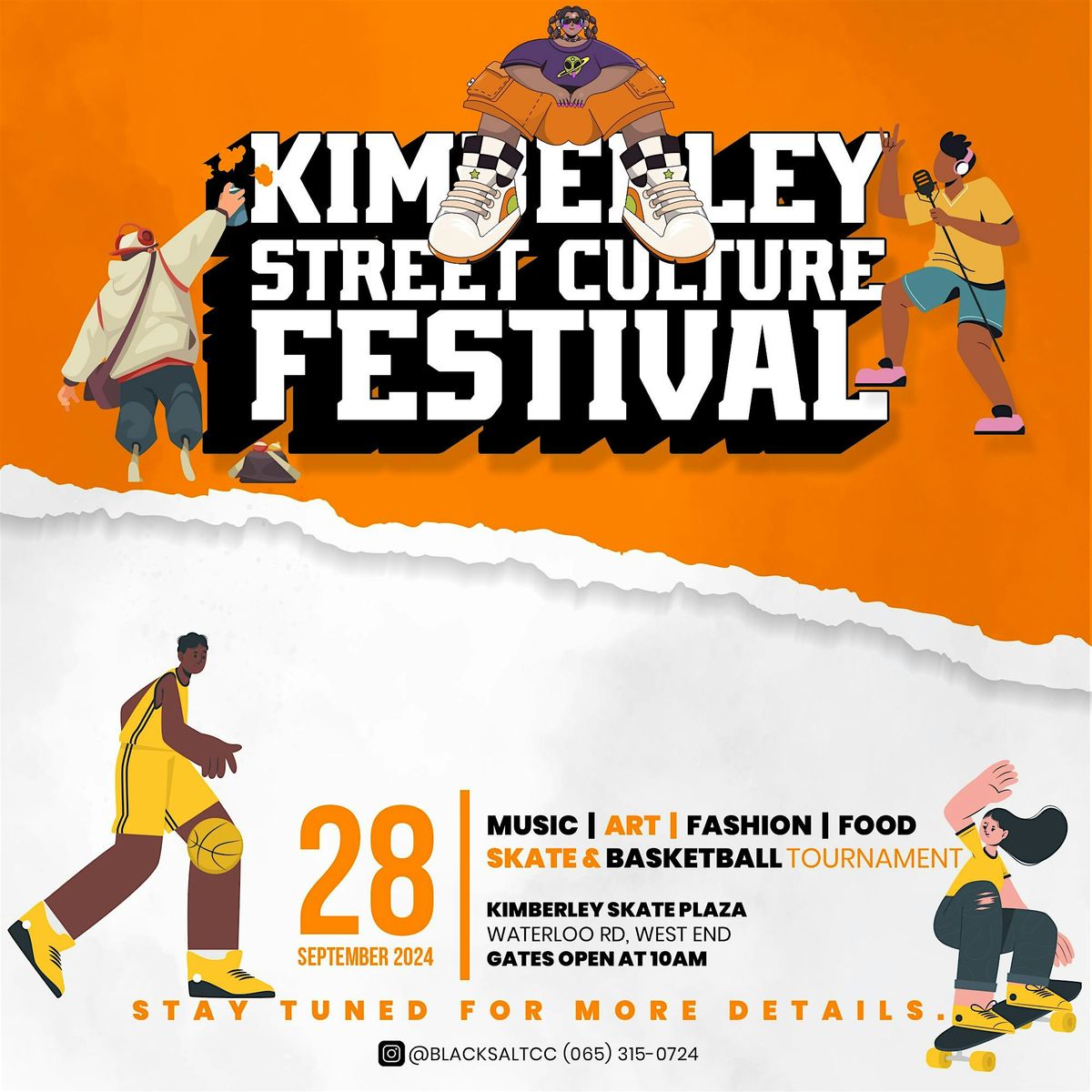 KIMBERLEY STREET CULTURE FESTIVAL, Kumba Skate Park, Kimberley, 28 September 2024 AllEvents.in