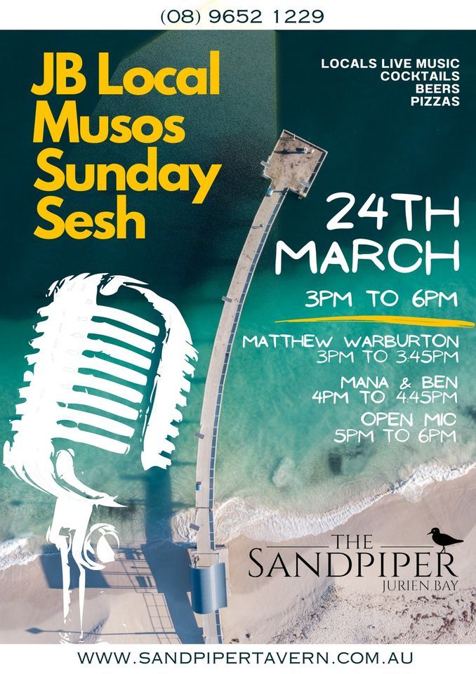 Dongara Rocks Sunday Sounds with Local Artists, 12 Roberts St, Jurien Bay, WA ...
