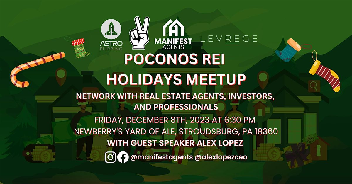 Poconos Real Estate Investors Holidays Meetup (December 2023), Newberry
