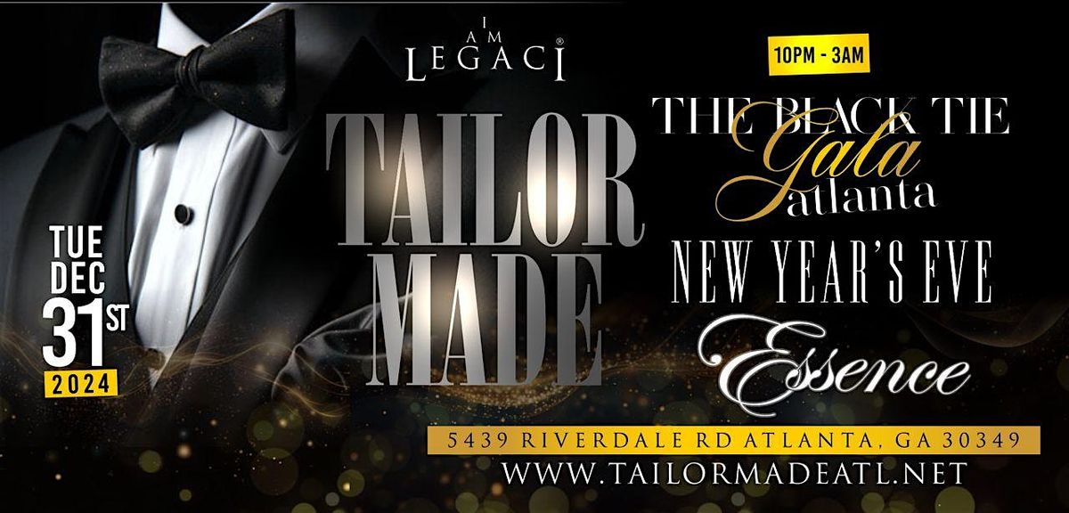 TAILOR MADE Atlanta New Year's Eve Black Tie Gala, 31 December | Event in Atlanta | AllEvents.in