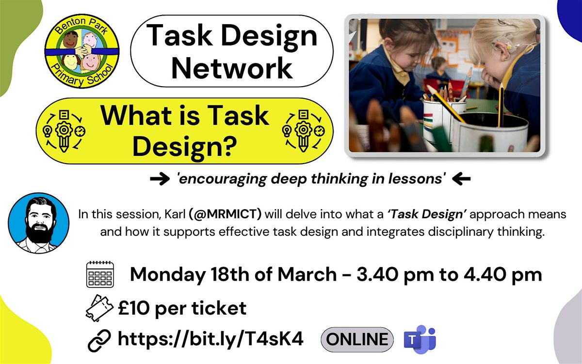 Primary Task Design Network - What is Task Design?, March 18 2024 ...