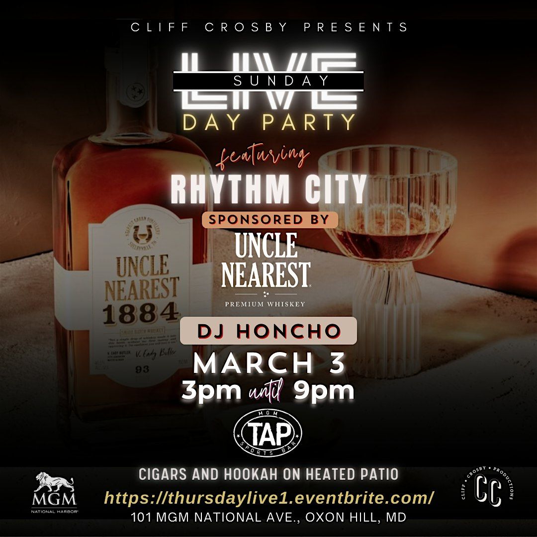 CC Productions x Cliff Crosby Presents Sunday LIVE (SL) “DAY PARTY ...
