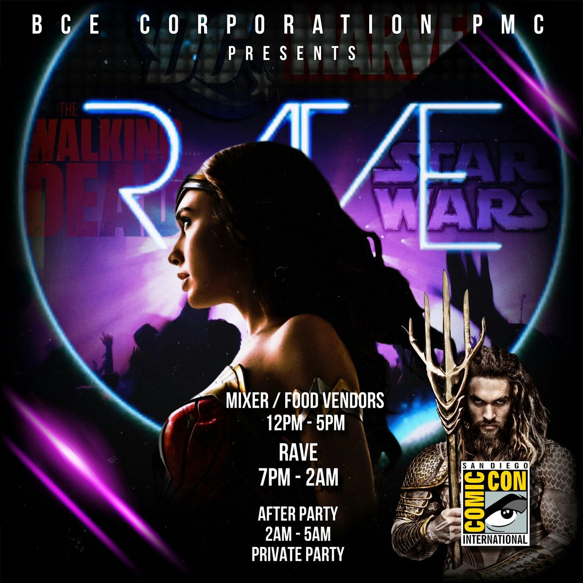 Comic Con Rave & Mixer, 1320 Fifth Ave, San Diego, 24 July to 28 July ...