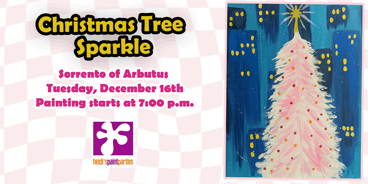 Christmas Tree Sparkle Paint Night, 16 December | Event in Halethorpe | AllEvents