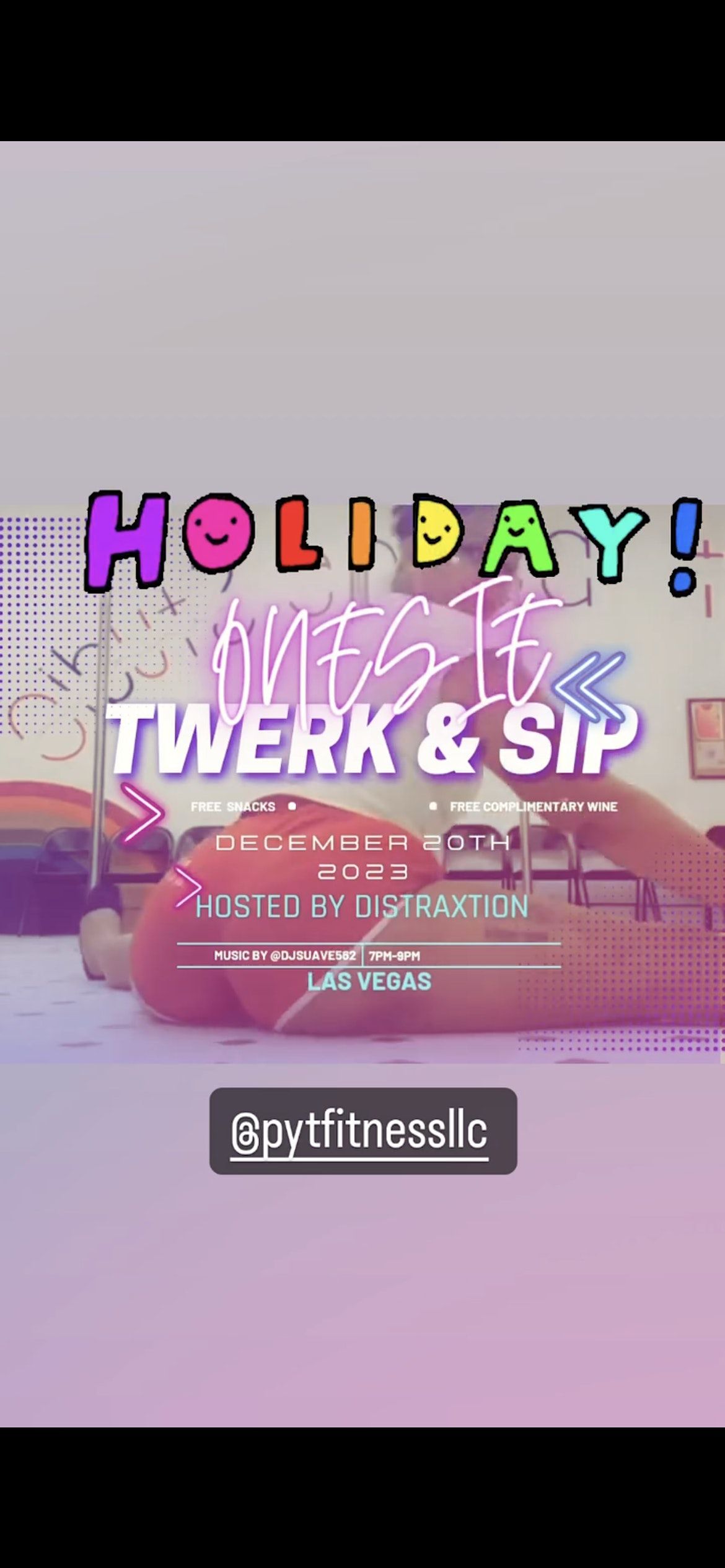 Onesie Xmas Twerk & SIP, PYT FITNESS, Las Vegas, 20 December 2023