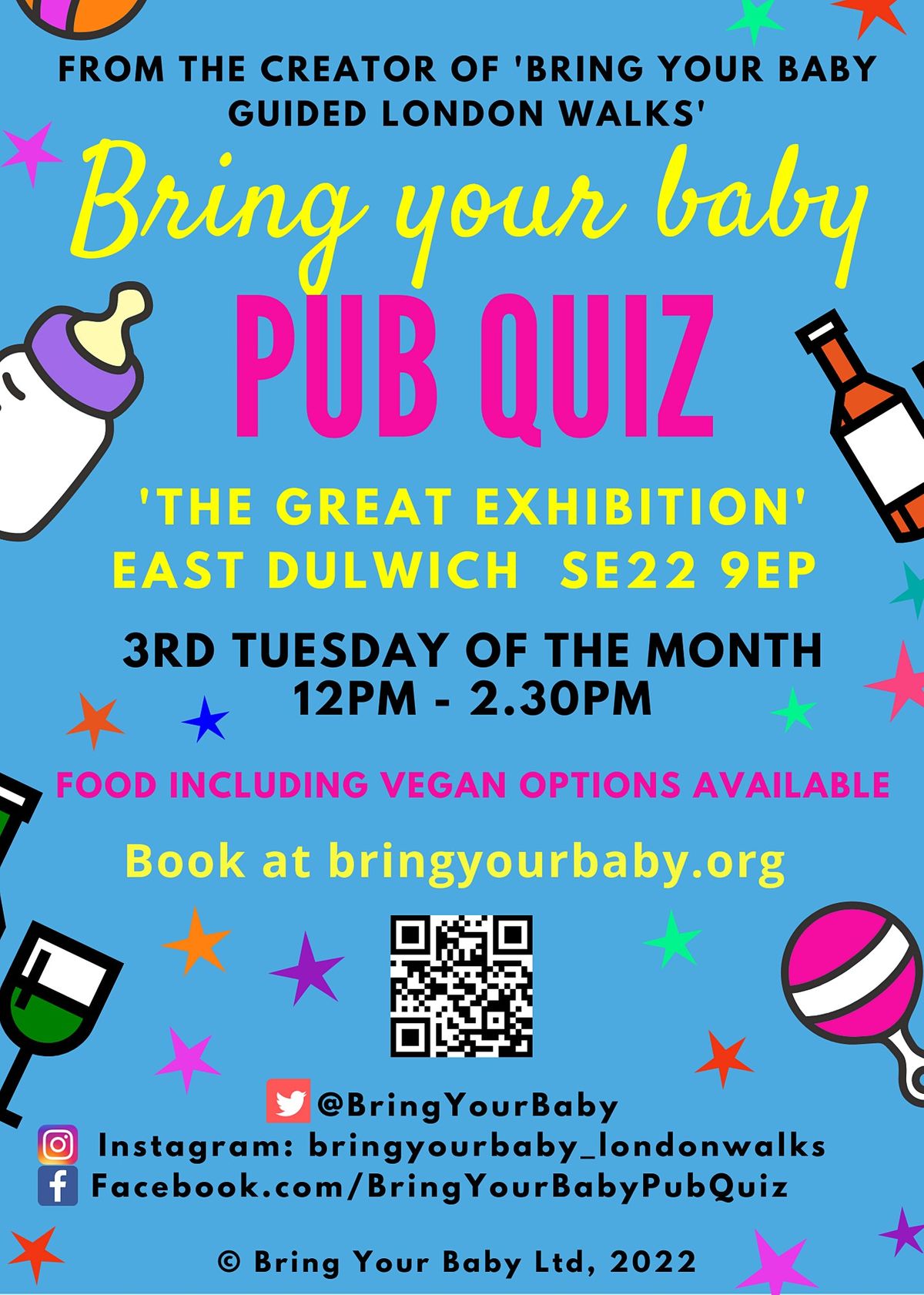 BRING YOUR BABY PUB QUIZ @ The Great Exhibition, EAST DULWICH (SE22) | Event in London | AllEvents