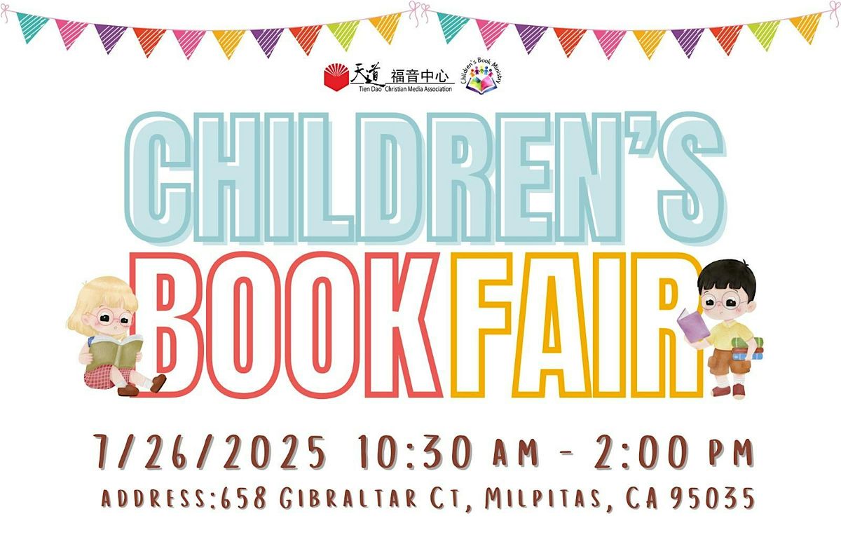 Children's Book Fair 兒童書展&二手童書市集, 26 July | Event in Milpitas | AllEvents
