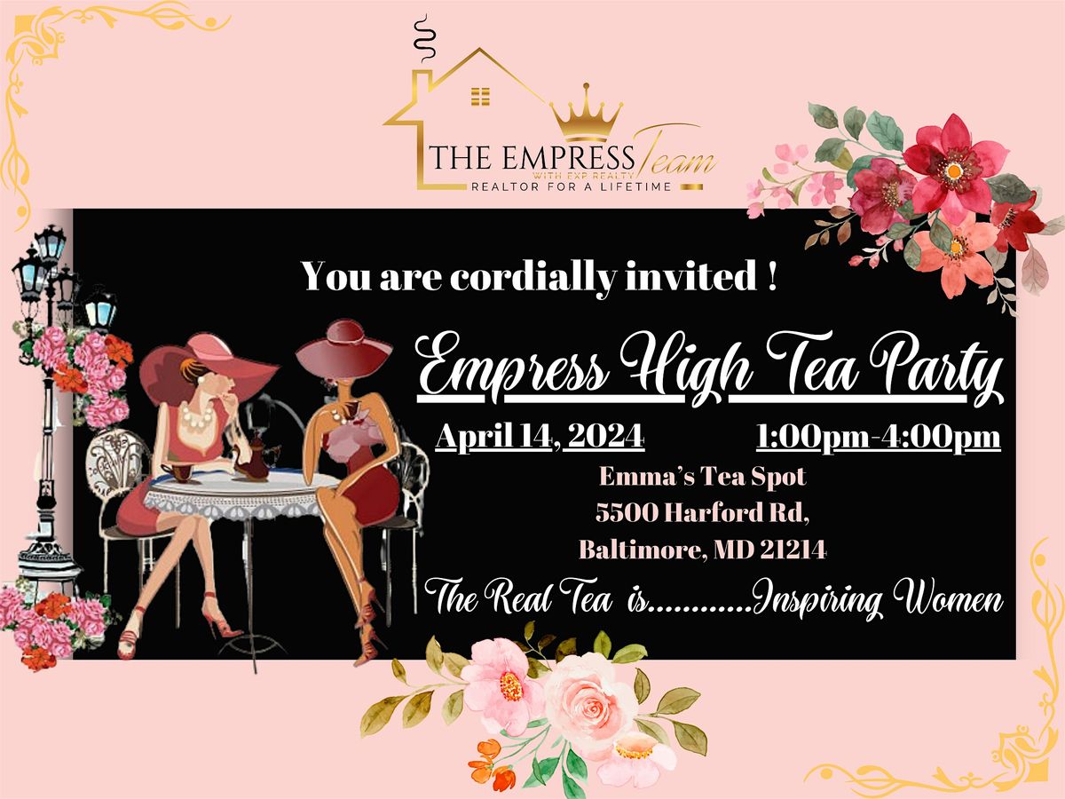Empress High Tea Party, 5500 Harford Rd, Baltimore, 14 April 2024