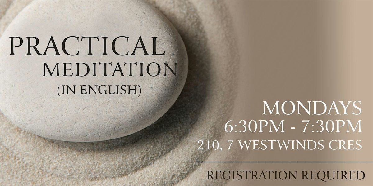 Practical Meditation in English (RSVP for Onsite Only) | Event in Calgary | AllEvents