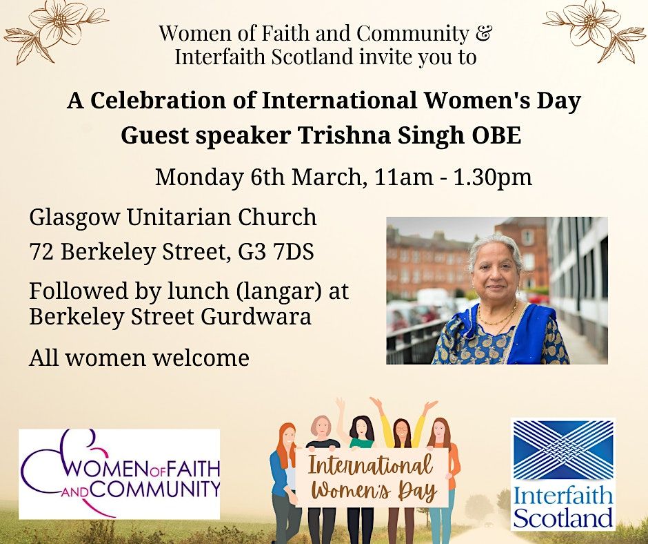 International Women's Day Interfaith Event for Women, 6 March | Event in Glasgow | AllEvents.in