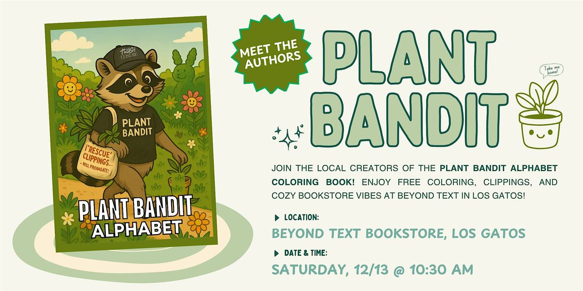 From Page to Propagation: A FREE grow-your-own-adventure event, 13 December | Event in Los Gatos | AllEvents